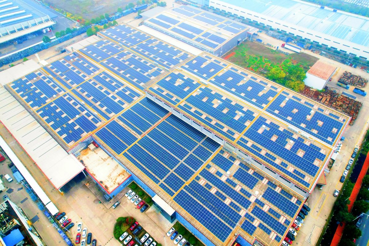 长沙卡斯马3.5MW屋顶分布式光伏电站