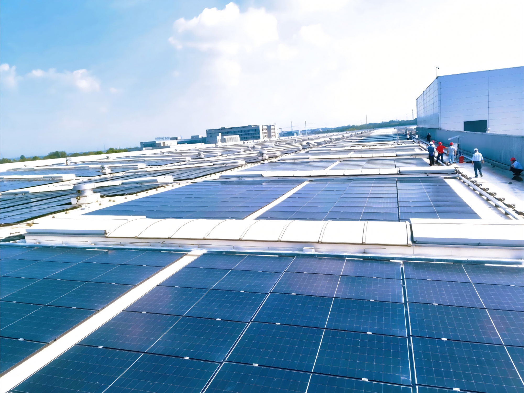 常德中车11.95MW屋顶分布式光伏项目